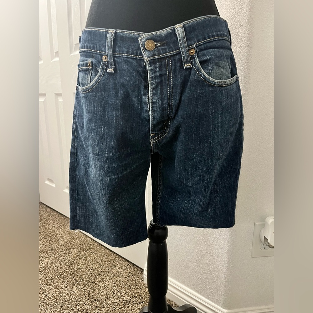 Levi's Dark Wash Denim Shorts